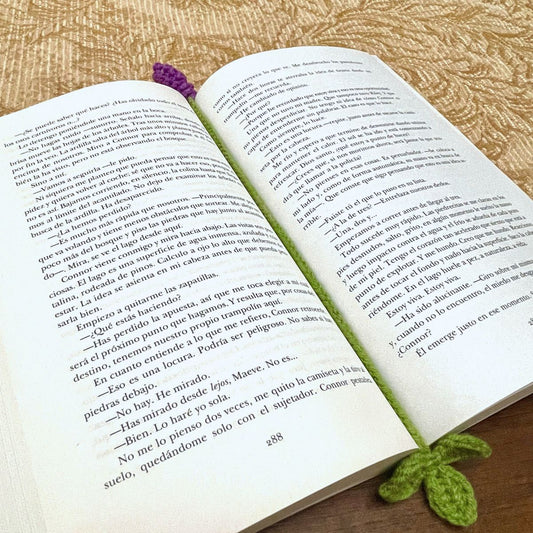 Lavender Crochet Bookmark