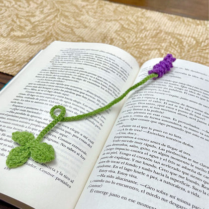 Lavender Crochet Bookmark