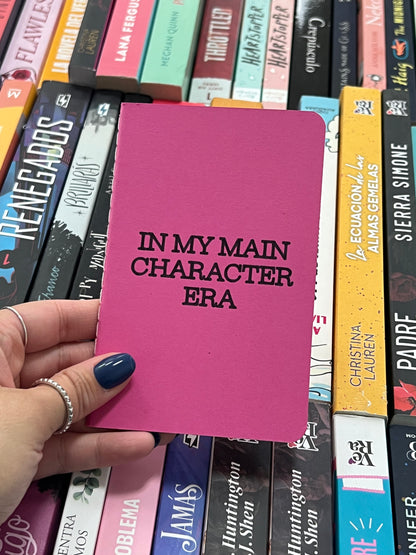 Libreta "In My Main Character Era"