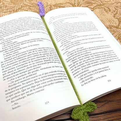 Lavender Crochet Bookmark