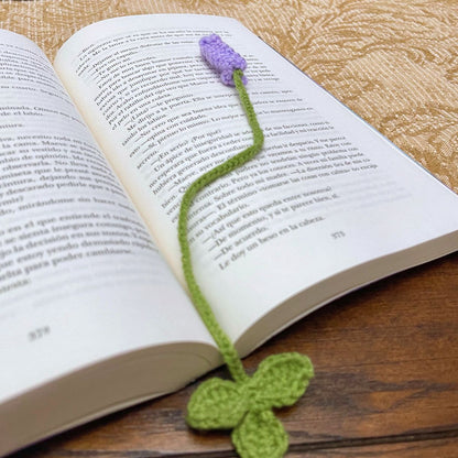 Lavender Crochet Bookmark