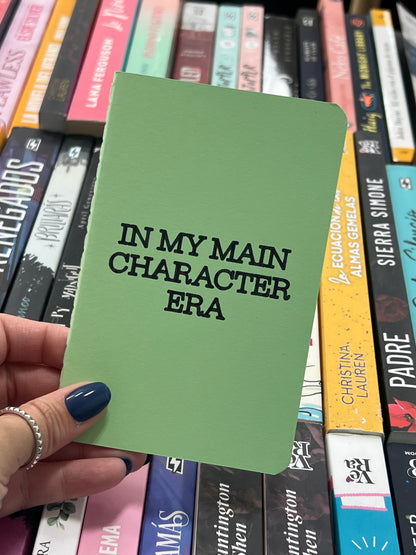 Libreta "In My Main Character Era"