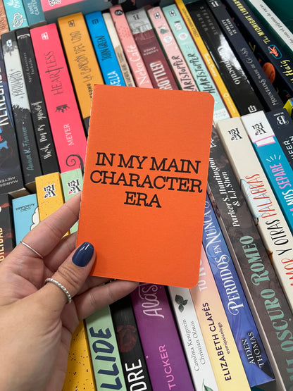 Libreta "In My Main Character Era"