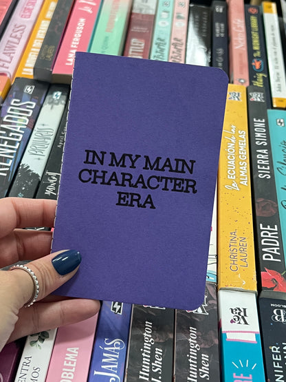 Libreta "In My Main Character Era"