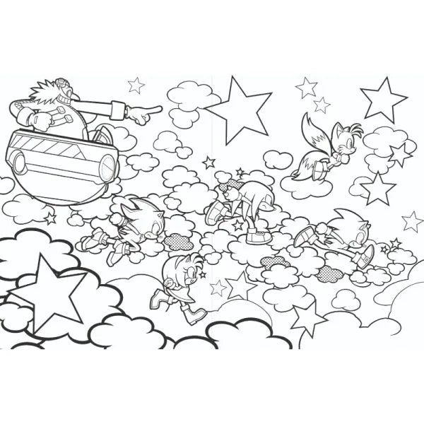 Sonic The Hedgehog: El Libro Oficial para Colorear