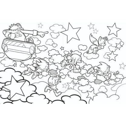 Sonic The Hedgehog: El Libro Oficial para Colorear